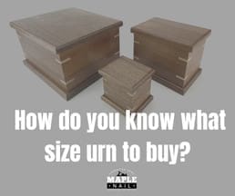 About Cremation Urn Sizes